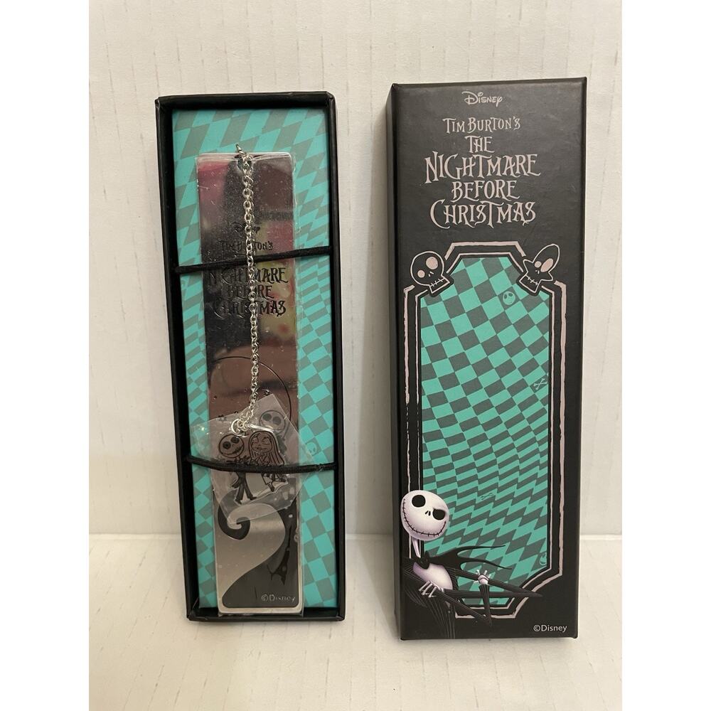Disney Nightmare Before Christmas Metal Bookmark NBC Book Mark Jack Sally